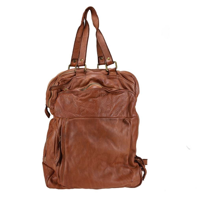 Smooth leather backpack...