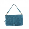 Cross body bag in woven leather