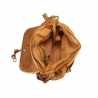 Braided leather shoulder bag
