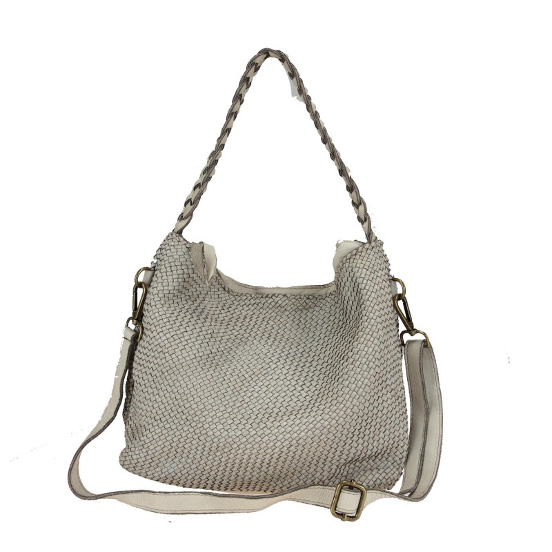 Small shoulder bag in woven...