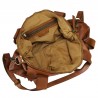 Shoulder bag in smooth leather with shoulder strap