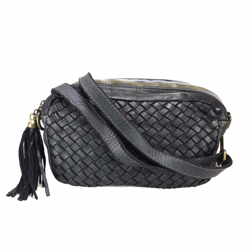 GIORGIA - Braided leather bag