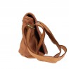 Shoulder bag in woven leather