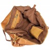 Grand sac en cuir lisse avec clous vintage