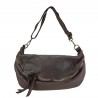 Women's fanny pack in aged effect leather