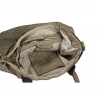 Handtasche aus geflochtenem Leder mit abnehmbarem Schulterriemen