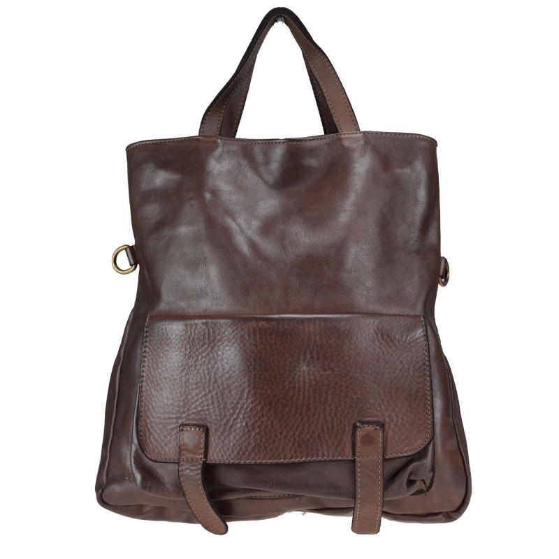 Leather backpack...