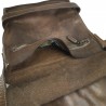 Unisex cross-body in hand-buffed leather