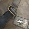 Unisex cross-body in hand-buffed leather