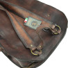 Backpack in hand-buffered leather