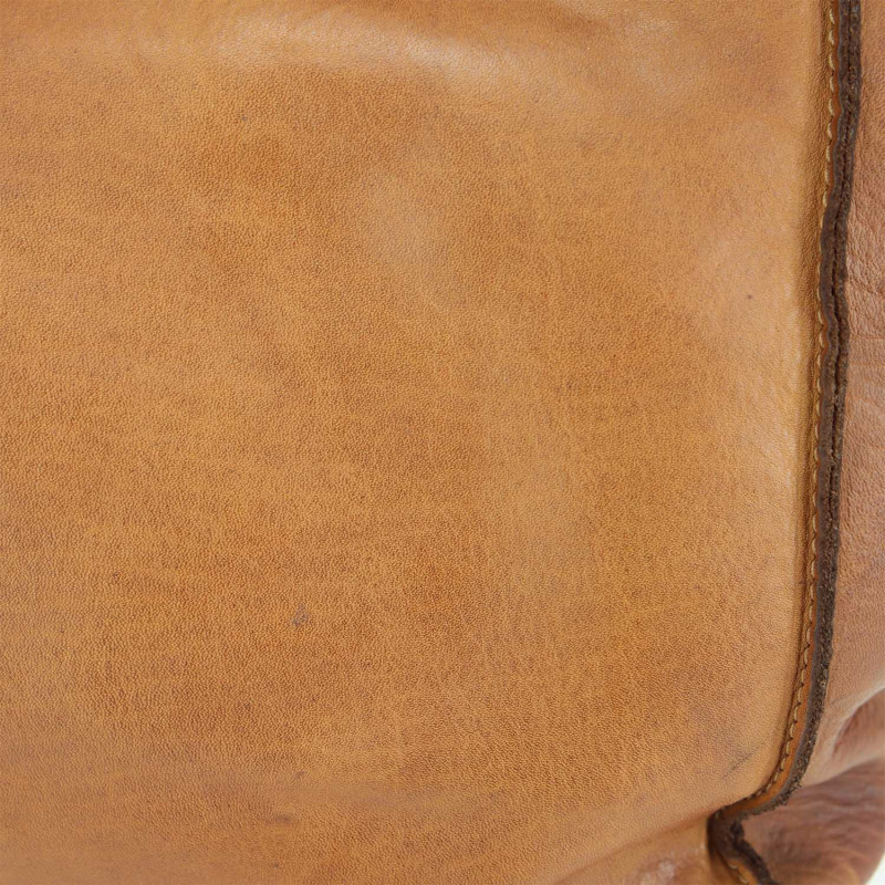 Soft leather shopping bag