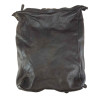 Vintage effect smooth leather backpack